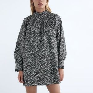 PRINTED POPLIN DRESS FROM ZARA